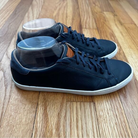 Cole Haan Mindi Navy Blue Leather Sneaker Low Top Lace Up Women’s Sz 9 - Picture 7 of 11